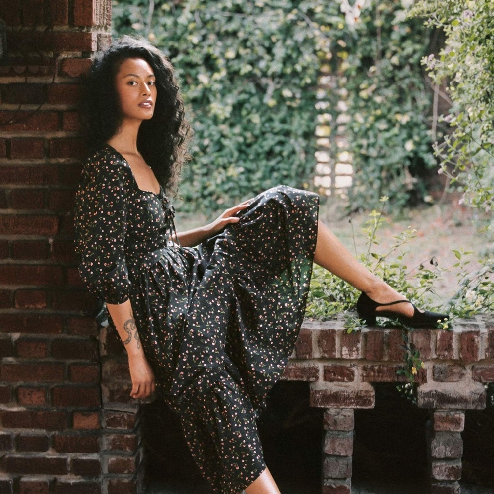 Christy Dawn The Narcissa Dress | Noir Tulips